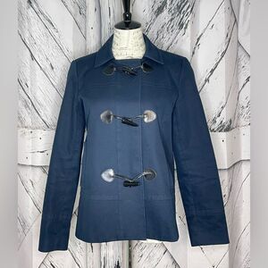 Banana Republic Snap & Horn-Toggle Jacket Navy Sz Medium